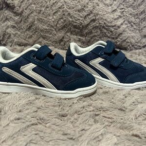 Cat & Jack Blue and White Velcro Sneakers